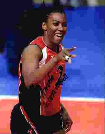 Olympic Volleyball Danielle Scott-Arruda signed 8x10 photo