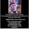 Olympic BMX Donny Robinson Certificate of Authenticity from The Autograph Bank