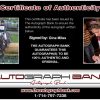 Olympic Equestrian Gina Miles Certificate of Authenticity from The Autograph Bank