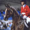 Olympic Equestrian Gina Miles signed 8x10 photo
