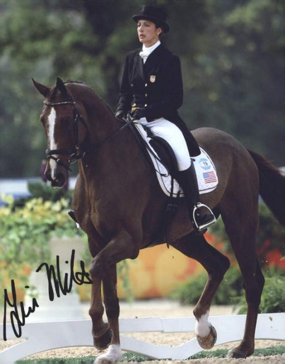 Olympic Equestrian Gina Miles signed 8x10 photo