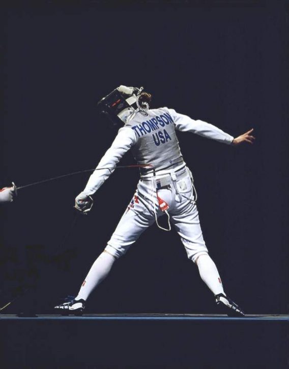Olympic Fencing Hanna Thompson signed 8x10 photo