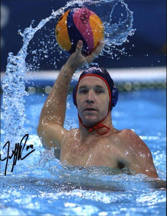 Olympic Water Polo Jeff Powers signed 8x10 photo