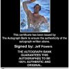 Olympic Water Polo Jeff Powers Certificate of Authenticity from The Autograph Bank