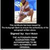 Olympic Volleyball Kerri Walsh Certificate of Authenticity from The Autograph Bank