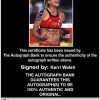 Olympic Volleyball Kerri Walsh Certificate of Authenticity from The Autograph Bank