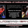 Olympic Volleyball Kim Willoughby Certificate of Authenticity from The Autograph Bank