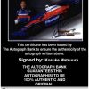 IndyCar series racing Kosuke Matsuura Certificate of Authenticity from The Autograph Bank