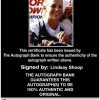 Olympic Rowing Lindsay Shoop Certificate of Authenticity from The Autograph Bank