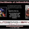 Olympic BMX Mike Day Certificate of Authenticity from The Autograph Bank