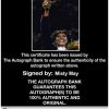 Olympic Volleyball Misty May Certificate of Authenticity from The Autograph Bank