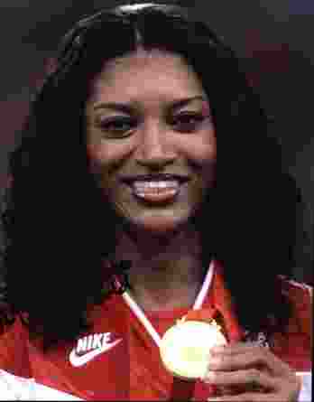 Olympic Track Monique Henderson signed 8x10 photo