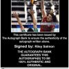 Olympic Volleyball Riley Salmon Certificate of Authenticity from The Autograph Bank