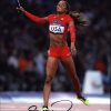 Olympic Track Sanya Richards-Ross signed 8x10 photo