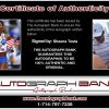 Olympic Track Sheena Tosta Certificate of Authenticity from The Autograph Bank