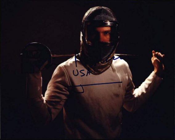 Olympic Fencing Tim Morehouse signed 8x10 photo