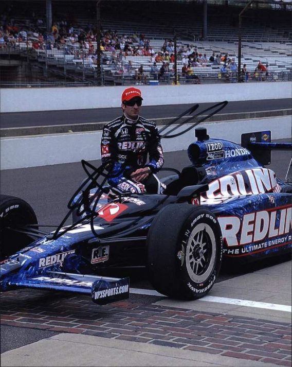 IndyCar series racing Tomas Scheckter signed 8x10 photo
