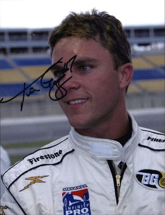IndyCar series racing Travis Gregg signed 8x10 photo