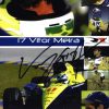 IndyCar series racing Vitor Meira signed 8x10 photo