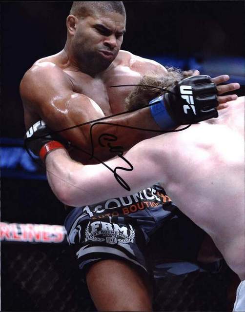 Alistair Overeem signed 8x10 poster