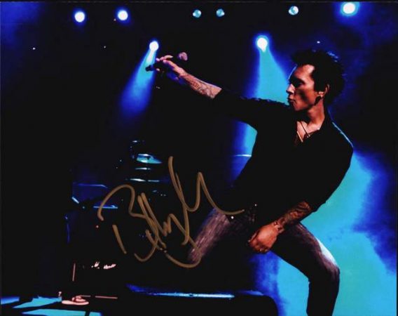 Billy Morrison signed 8x10 poster