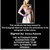 Emma_Roberts_Signed_10X15_0004_Certificate.Jpg signed 10x15 poster