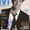 Gilles Marini signed magazine
