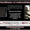 Gary Oldman Certificate of Authenticity from The Autograph Bank