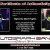 Glenn Hughes Certificate of Authenticity from The Autograph Bank