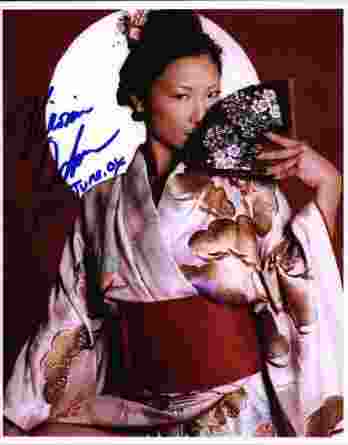 Hiromi Oshima signed 8x10 poster