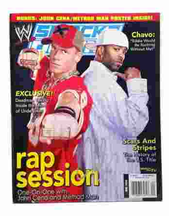 John Cena signed magazine