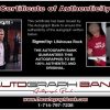 Lifehouse Certificate of Authenticity from The Autograph Bank