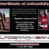 Lifehouse Certificate of Authenticity from The Autograph Bank