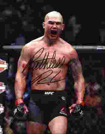 Robbie Lawler signed 8x10 poster