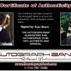 PGA golfer Ryan Moore Certificate of Authenticity from The Autograph Bank