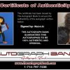 Weird Al Yankovic Certificate of Authenticity from The Autograph Bank