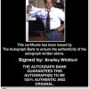 Bradley Whitford Certificate of Authenticity from The Autograph Bank