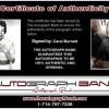 Carol Burnett Certificate of Authenticity from The Autograph Bank