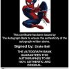Drake Bell Certificate of Authenticity from The Autograph Bank