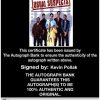 Kevin Pollak Certificate of Authenticity from The Autograph Bank