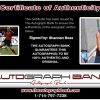 Olympic soccer Shannon Boxx Certificate of Authenticity from The Autograph Bank