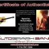 Richard Marx Certificate of Authenticity from The Autograph Bank