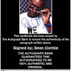 Puff Daddy Certificate of Authenticity from The Autograph Bank